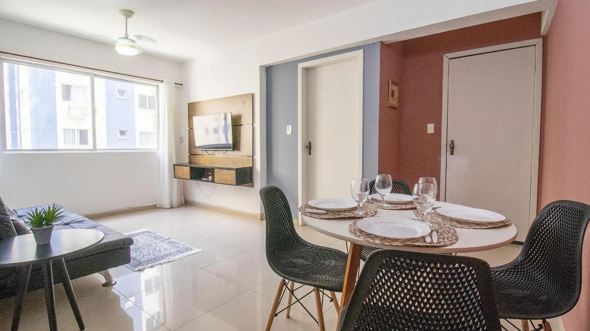 Vnz84A - Quadra Mar, 1 Dorm Climatizado, Tv Smart Appartement Balneário Camboriú Brazilië