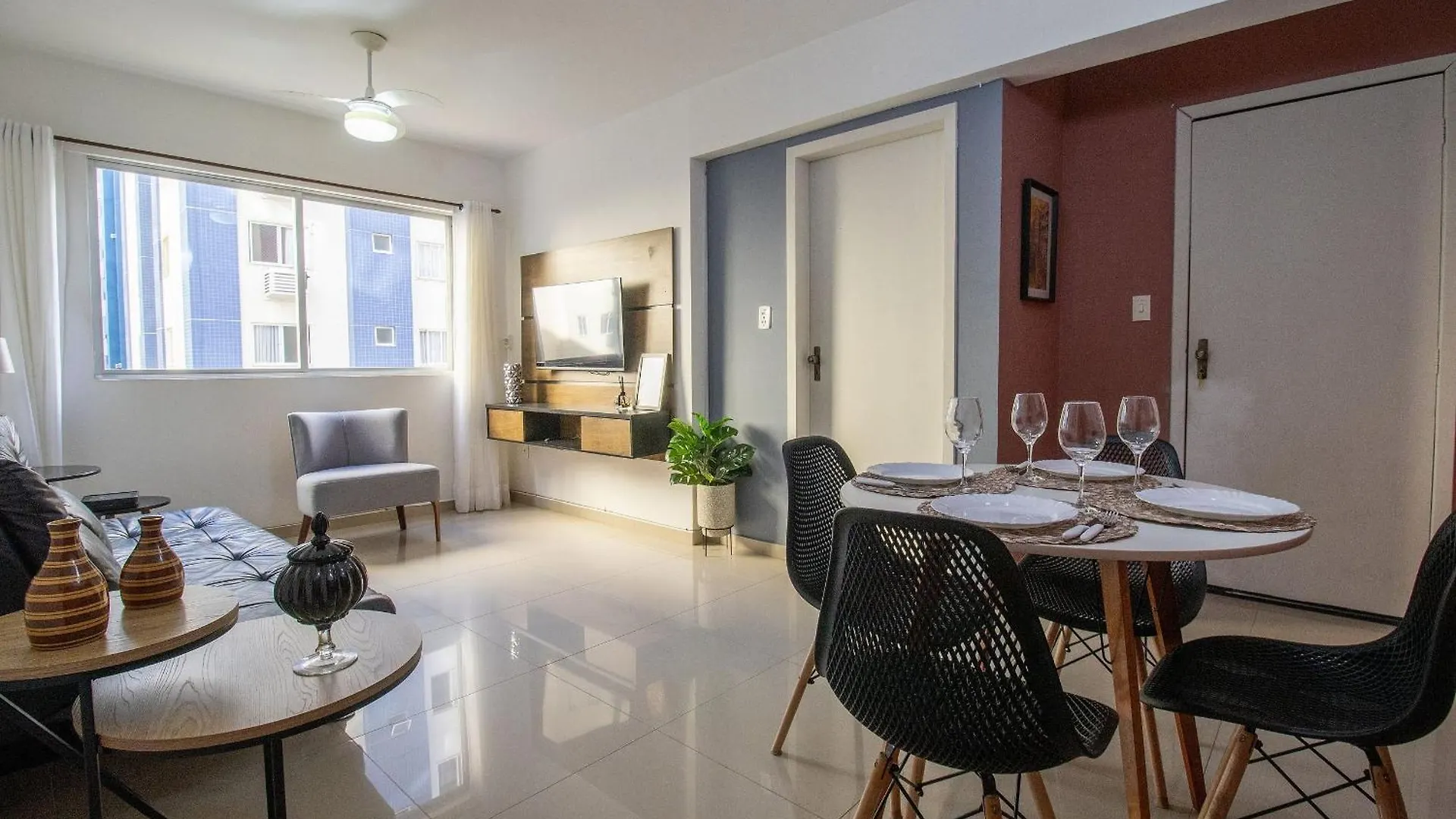 Vnz84A - Quadra Mar, 1 Dorm Climatizado, Tv Smart Lejlighed Balneário Camboriú